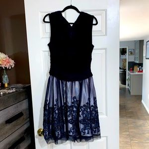 Navy blue dress